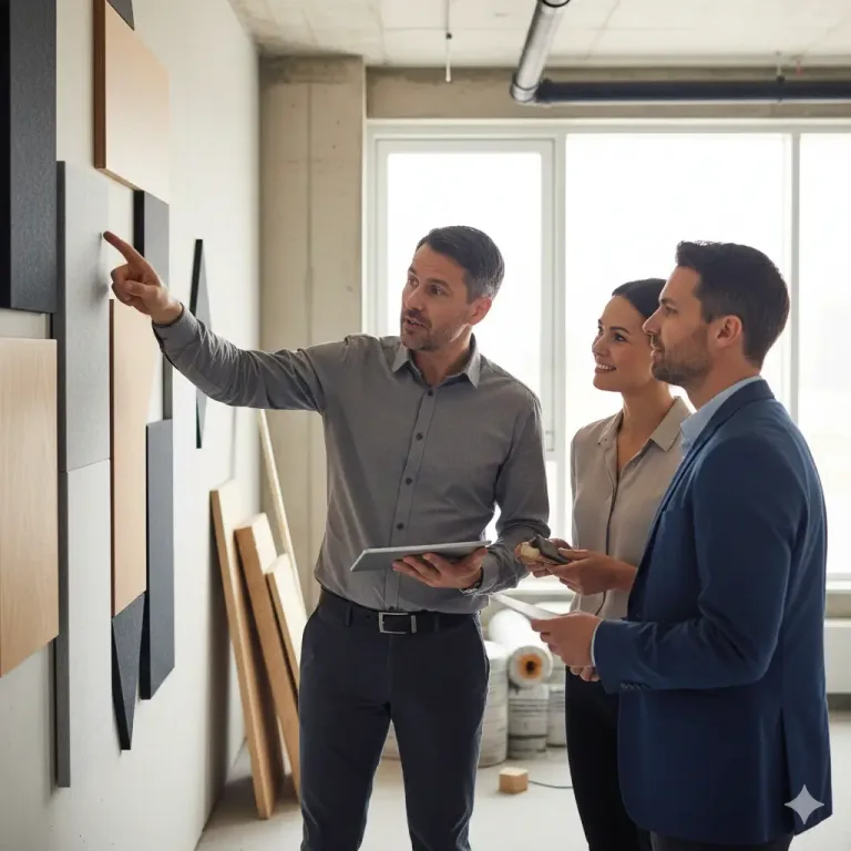 Анализ акустических панелей для звукоизоляции помещения