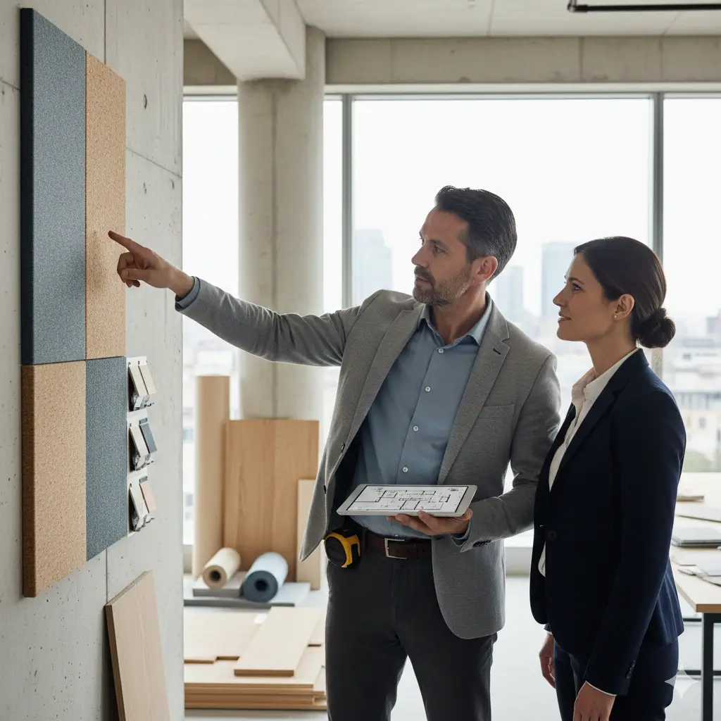 Эксперт принимает решение по ремонту и реновации помещения