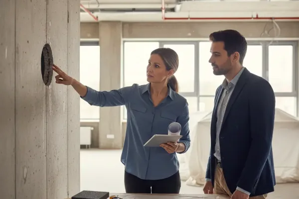 Анализ толщины стен для улучшения звукоизоляции