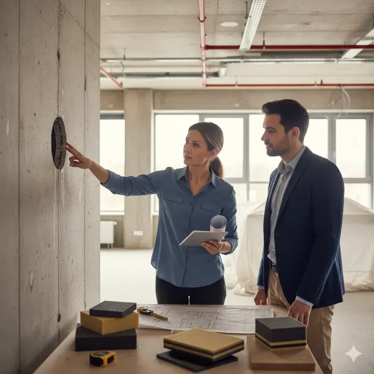 Анализ толщины стен для улучшения звукоизоляции